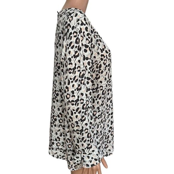 Loft animal print blouse size XL - Picture 2 of 7